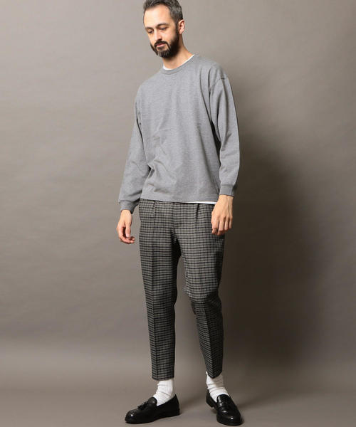 BEAUTY&YOUTH UNITED ARROWS（ビューティーアンドユースユナイテッドアローズ）の「BY ワイド リブ カットソー -MADE IN JAPAN- ◆（Tシャツ/カットソー・メンズ・ブラック/オレンジ/グレー/ホワイト・X-LARGE/LARGE/MEDIUM/SMALL）」の10枚目の写真