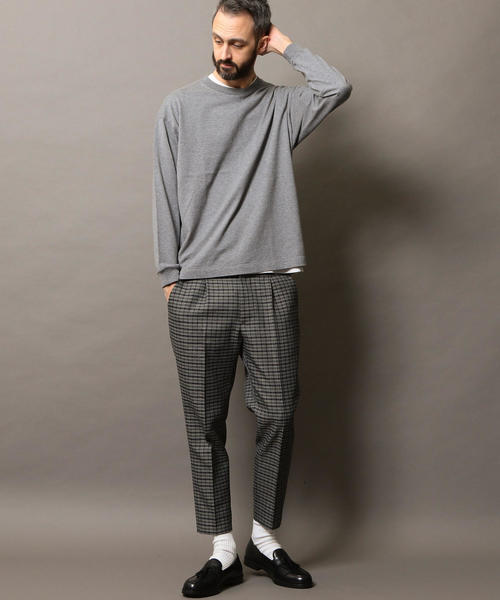 BEAUTY&YOUTH UNITED ARROWS（ビューティーアンドユースユナイテッドアローズ）の「BY ワイド リブ カットソー -MADE IN JAPAN- ◆（Tシャツ/カットソー・メンズ・ブラック/オレンジ/グレー/ホワイト・X-LARGE/LARGE/MEDIUM/SMALL）」の11枚目の写真