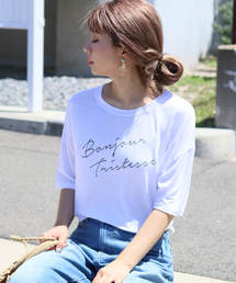 reca | ゆるテロ 落ち感でシンプルだけどオシャレ◇ゆったり 筆記体ロゴTシャツ(Tシャツ/カットソー)