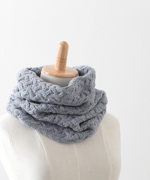 AORAKI ニュージーランドメリノウール ニットスヌード aran WOOLLEN MILLS（アランウーレンミルズ） ネックウォーマー