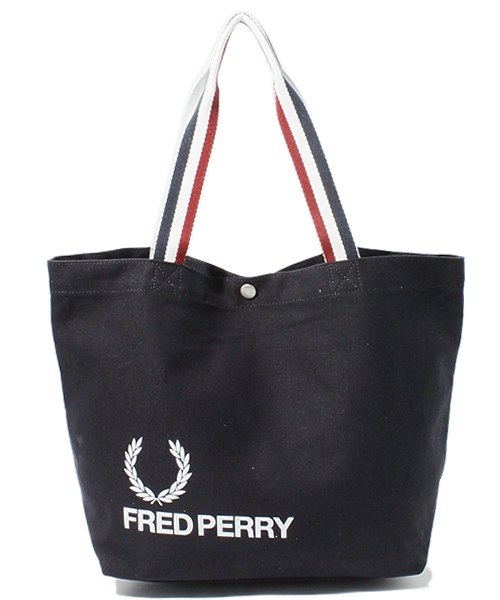 alcali(アルカリ)の「FRED PERRY / トートバッグ(トートバッグ・レディース・ベージュ/ネイビー/レッド・FREE)」の2枚目の写真