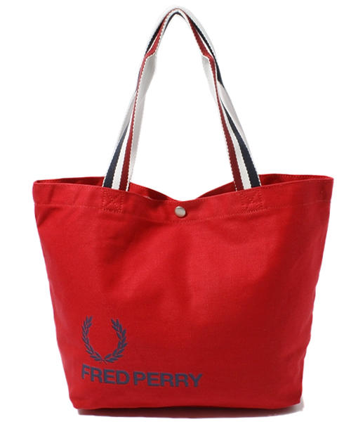 alcali(アルカリ)の「FRED PERRY / トートバッグ(トートバッグ・レディース・ベージュ/ネイビー/レッド・FREE)」の3枚目の写真