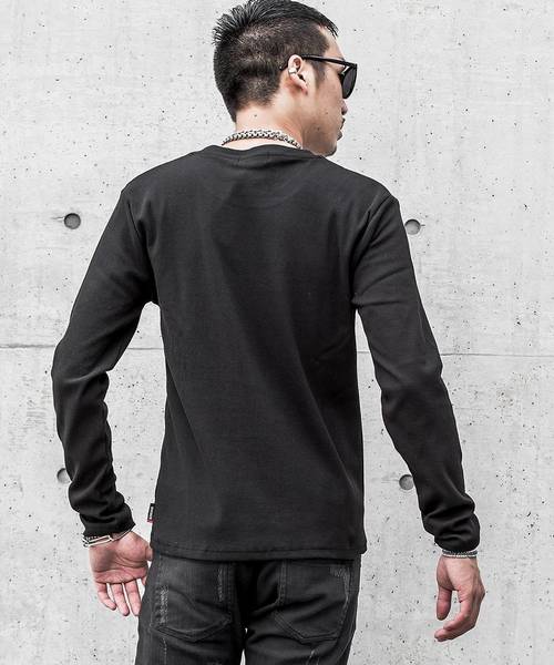 JOKER(ジョーカー)の「ラインストーンテレコクルーTシャツ(Tシャツ/カットソー・メンズ・ホワイト/ブラック・S/M/L/XL/XXL)」の7枚目の写真