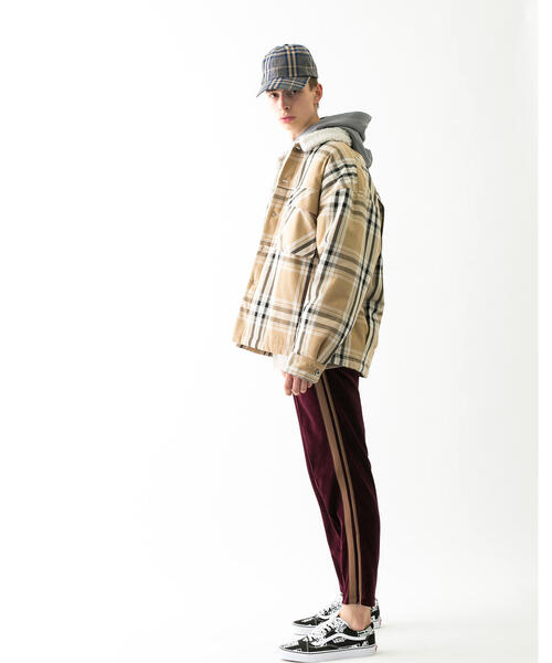 monkey time HEAVY TWILL BOA CPO/ボアジャケット monkey time HEAVY TWILL BOA CPO/ボアジャケット MONKEY TIME
