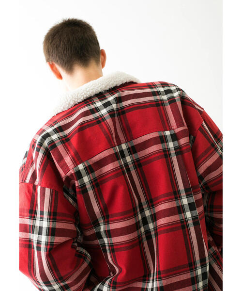 monkey time HEAVY TWILL BOA CPO/ボアジャケット MONKEY TIME（モンキータイム）の「＜monkey time＞ HEAVY TWILL BOA