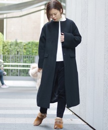 ビシュウ サイドスリットAラインコート