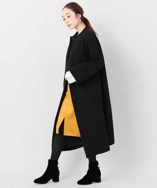 JOINT WORKS(ジョイントワークス)の「ビシュウ サイドスリットAラインコート(その他アウター・レディース・チャコールグレー/ブラック/キャメル・FREE)」の16枚目の写真