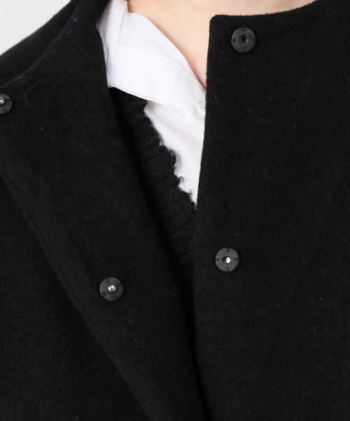 JOINT WORKS(ジョイントワークス)の「ビシュウ サイドスリットAラインコート(その他アウター・レディース・チャコールグレー/ブラック/キャメル・FREE)」の15枚目の写真