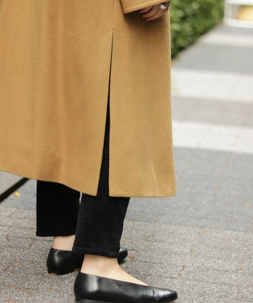 JOINT WORKS(ジョイントワークス)の「ビシュウ サイドスリットAラインコート(その他アウター・レディース・チャコールグレー/ブラック/キャメル・FREE)」の20枚目の写真