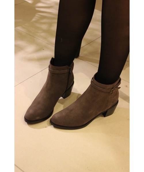 LE TALON（ルタロン）の「5CM アンクルベルトショート（ブーツ・レディース・キャメル/ブラック/チャコールグレー・35/36/37/38/38.5）」の3枚目の写真