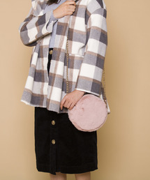【Jewelobe/ ジュエローブ】フェイクファー チェーンショルダーバッグ