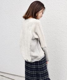 liflattie ships | liflattie ships:ボアコンビトップス◇(Tシャツ/カットソー)