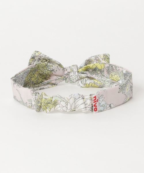 niva（ニヴァ）の「【niva/ニヴァ】Flower Pattern Ribbon band（ヘアバンド・キッズ・ピンク/ブルー・FREE）」の5枚目の写真