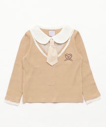 axes femme（アクシーズファム）の「重ね着風プルオーバー（Tシャツ