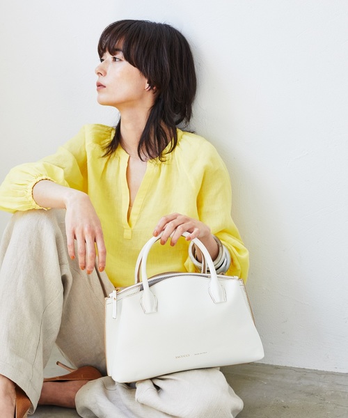 IACUCCI(イアクッチ)の「2WAYトートバッグM【VELAR-400/CERVO/LAMINATO】(トートバッグ)」|ホワイト