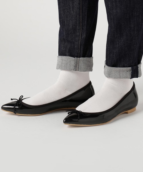 ZOZO（ゾゾ）の「クルー丈ソックス（深口) [WOMEN]（ソックス/靴下・レディース・ブラック/ホワイト・マルチサイズ）」の3枚目の写真