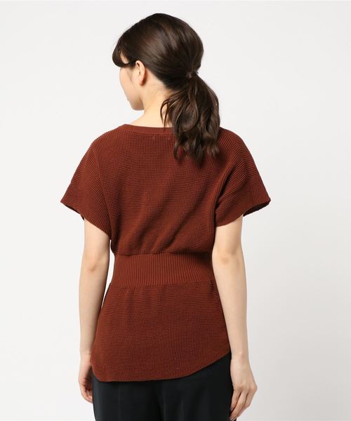 LOWRYS FARM（ローリーズファーム）の「ウエストリブプルオーバー　831973（Tシャツ/カットソー・レディース・ライトグレー/ブラック/ブラウン・FREE）」の5枚目の写真