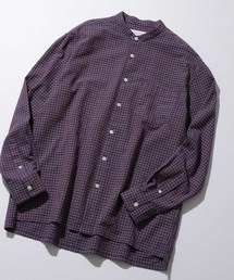 ADAM ET ROPE' | カディ バンドカラーシャツ(シャツ/ブラウス)