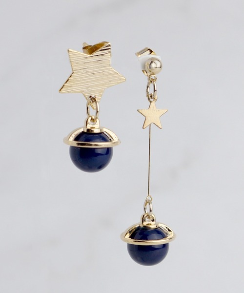 petitcro（プティクロ）の「＊petitcro＊土星ピアス（ピアス（両耳用）・レディース・その他1/その他2/その他3/その他4/その他5/その他6/その他7・ONE SIZE）」の7枚目の写真