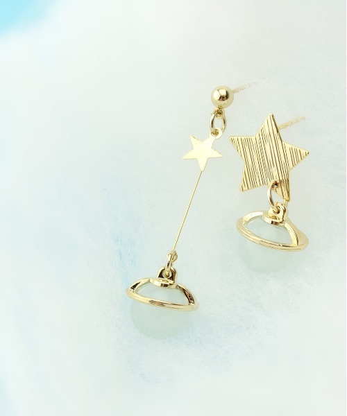 petitcro（プティクロ）の「＊petitcro＊土星ピアス（ピアス（両耳用）・レディース・その他1/その他2/その他3/その他4/その他5/その他6/その他7・ONE SIZE）」の10枚目の写真