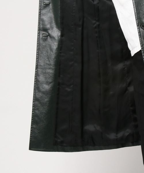 JOHN LAWRENCE SULLIVAN（ジョンローレンスサリバン）の「【JOHN LAWRENCE SULLIVAN】BAL COLLAR COAT（その他アウター・レディース・グリーン・MEDIUM）」の4枚目の写真