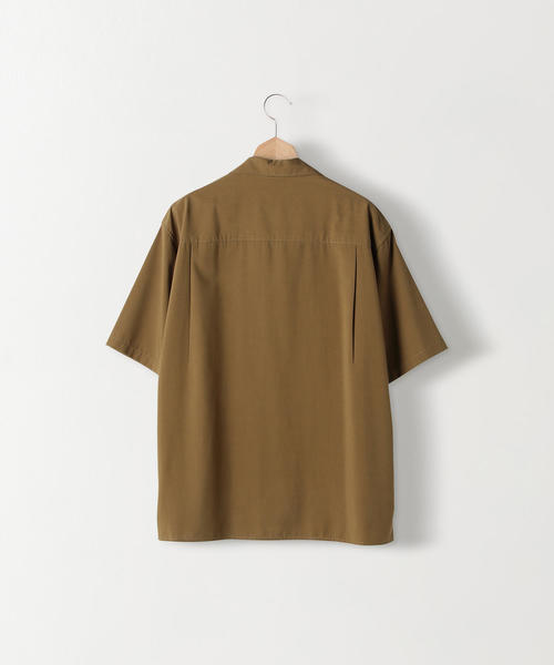 Steven Alan（スティーブンアラン）の「＜Steven Alan＞ R/PE SOLID COLLAR SHIRT-BOLD/シャツ（シャツ/ブラウス・メンズ・ナチュラル/ブラウン/ブラック・MEDIUM/LARGE/X-LARGE/SMALL）」の4枚目の写真
