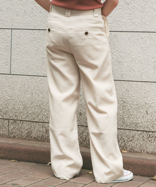 apres jour（アプレジュール）の「リネンミックスクロスパンツ【ZOZOTOWN限定アイテム】（その他パンツ・レディース・モカ/ライトベージュ/オレンジ系その他・フリー）」の14枚目の写真