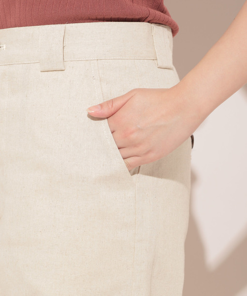apres jour（アプレジュール）の「リネンミックスクロスパンツ【ZOZOTOWN限定アイテム】（その他パンツ・レディース・モカ/ライトベージュ/オレンジ系その他・フリー）」の22枚目の写真