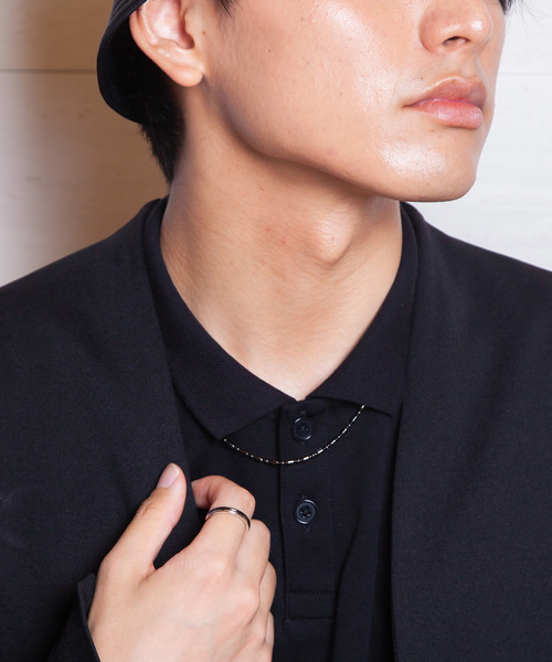 Genri(ゲンリ)の「Genri/コーティングフラットリング(リング・メンズ・ブラック/シルバー/ゴールド・11号/9号/13号/5号/17号/19号/7号/15号)」の12枚目の写真