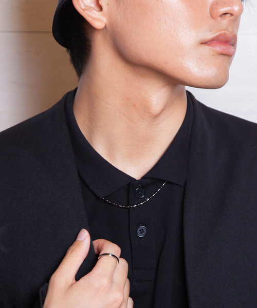 Genri(ゲンリ)の「Genri/コーティングフラットリング(リング・メンズ・ブラック/シルバー/ゴールド・11号/9号/13号/5号/17号/19号/7号/15号)」の14枚目の写真