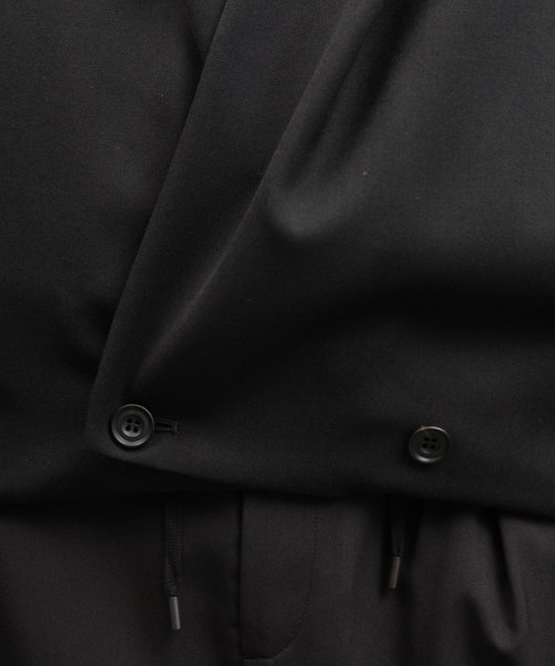 ato(アトウ)の「FABRIC SWITCHING FOOD CARDIGAN(カーディガン/ボレロ・メンズ・ブラック/ネイビー・46/48)」の7枚目の写真