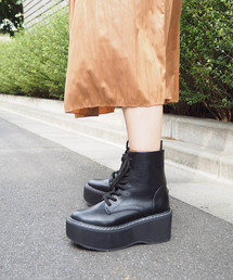 byあしながおじさん | 〈ｂｙあしながおじさん〉厚底レースアップブーツ(ブーツ)