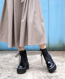 byあしながおじさん | 〈ｂｙあしながおじさん〉厚底レースアップブーツ(ブーツ)