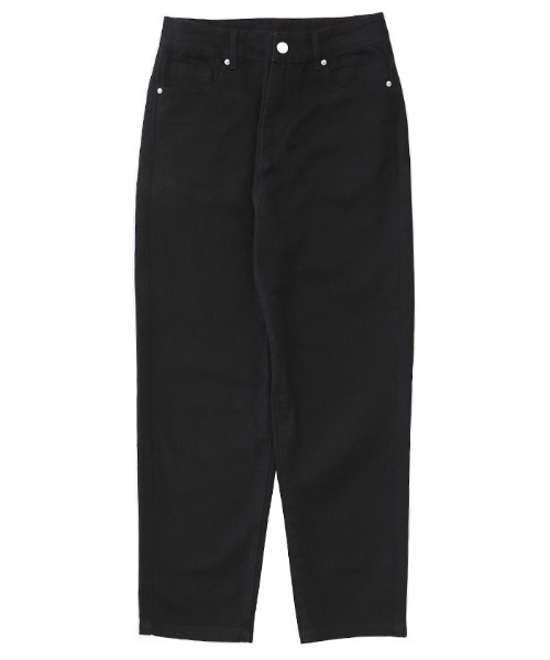 select MOCA(セレクトモカ)の「デニムテーパードパンツ(デニムパンツ・レディース・ブラック/ベージュ/ブラウン/アイボリー・SMALL/MEDIUM)」の9枚目の写真