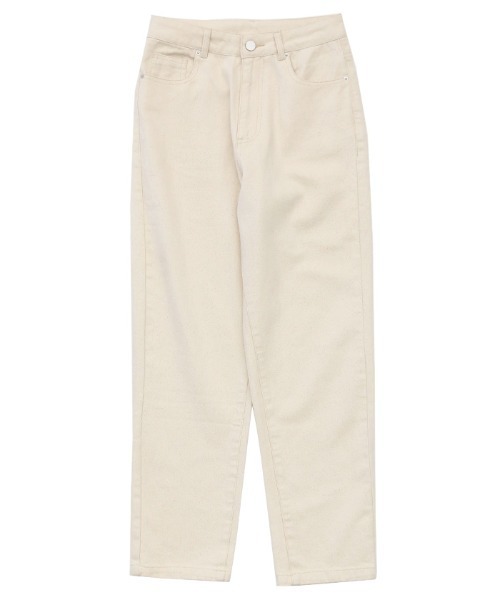 select MOCA(セレクトモカ)の「デニムテーパードパンツ(デニムパンツ・レディース・ブラック/ベージュ/ブラウン/アイボリー・SMALL/MEDIUM)」の10枚目の写真