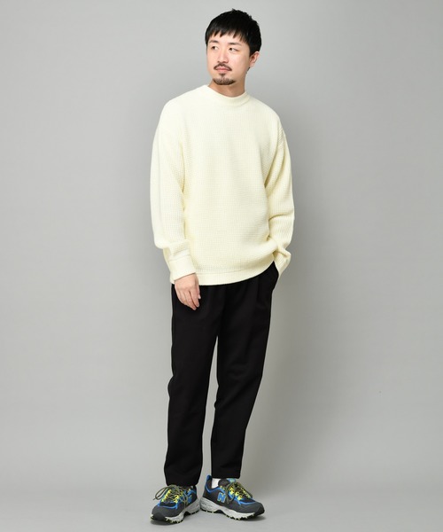 超特価sale開催 シルケットワッフルニット ニット セーター Ciaopanic チャオパニック のファッション トップス ニット セーター セール