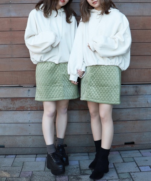 PairPair(ペアペア)の「裏起毛ショートパーカー(パーカー・レディース・ブラック/ピンク/アイボリー/モカ・FREE)」の10枚目の写真