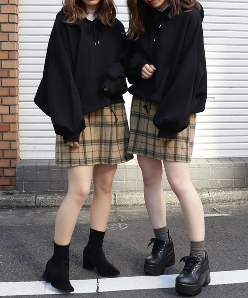 PairPair(ペアペア)の「裏起毛ショートパーカー(パーカー・レディース・ブラック/ピンク/アイボリー/モカ・FREE)」の11枚目の写真