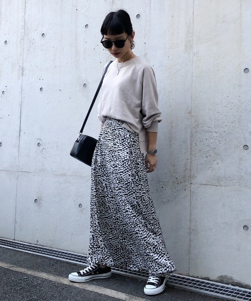 PAGEBOY（ページボーイ）の「レオパードセミフレアスカート