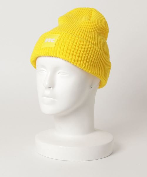 FTC（エフティーシー）の「BOX LOGO BEANIE（ニットキャップ/ビーニー・メンズ・イエロー/ブラック/オレンジ・FREE）」の7枚目の写真