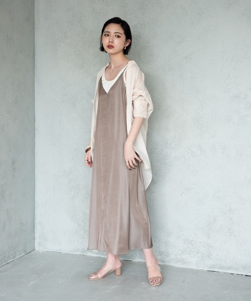 Aunt Marie's（アントマリーズ）の「バンドカラーシルクボイルシアーシャツ / AUNT MARIE’S（シャツ/ブラウス・レディース・グリーン/オフホワイト/ブラック・FREE）」の15枚目の写真