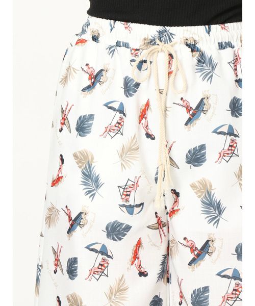 GYDA(ジェイダ)の「original ALOHA リラックスパンツ(その他パンツ・レディース・ブラック/ベージュ/オフホワイト・FREE)」の18枚目の写真