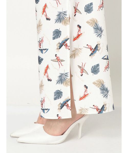 GYDA(ジェイダ)の「original ALOHA リラックスパンツ(その他パンツ・レディース・ブラック/ベージュ/オフホワイト・FREE)」の14枚目の写真