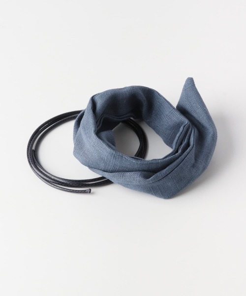 SMELLY（スメリー）の「グルグルコードリボンセット（その他ヘアアクセサリー・レディース・ブラウン系その他/ブルー系その他・-）」の6枚目の写真