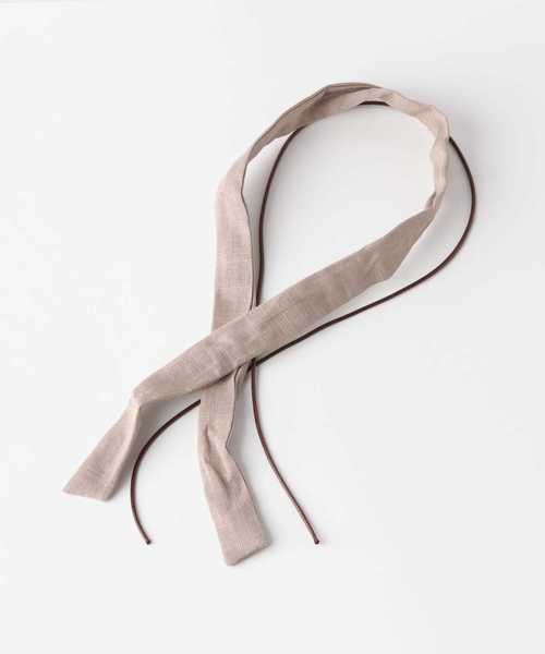 SMELLY（スメリー）の「グルグルコードリボンセット（その他ヘアアクセサリー・レディース・ブラウン系その他/ブルー系その他・-）」の8枚目の写真