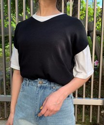 FUN.TRINITY | ハーフミラノトップス(ニット/セーター)