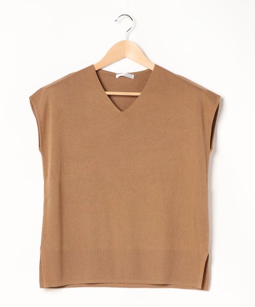 FUN.TRINITY（ファン トリニティー）の「ハーフミラノトップス（ニット/セーター・レディース・オフホワイト/ブラック/テラコッタ/ベージュ/ピンク・FREE）」の14枚目の写真