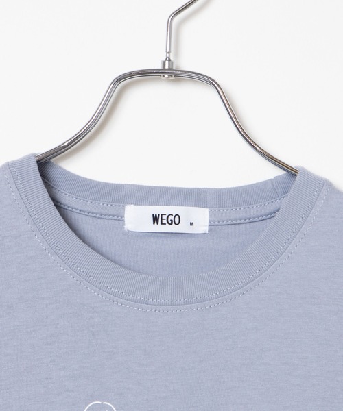 WEGO（ウィゴー）の「WEGO/ガールプリントTシャツ（Tシャツ/カットソー・レディース・ホワイト/サックスブルー・SMALL/MEDIUM/LARGE）」の19枚目の写真