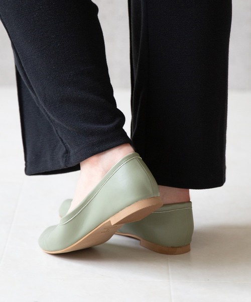 menue（メヌエ）の「足袋バレエシューズ（バレエシューズ・レディース・ブラウン/アイボリー/ブラック/ライトグリーン・36/37/38/39）」の17枚目の写真