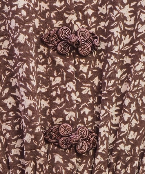 tiptop(ティップトップ)の「チャイナシャツワンピース(ワンピース・レディース・ブラック/グレイッシュベージュ/ブルー/A/B・FREE)」の15枚目の写真